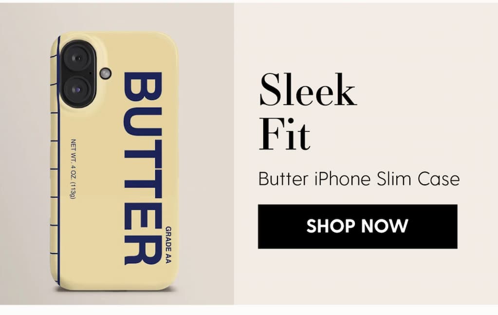 butter iPhone Case