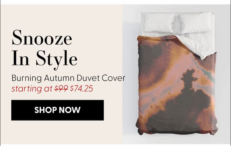 Burning Autumn Duvet Cover