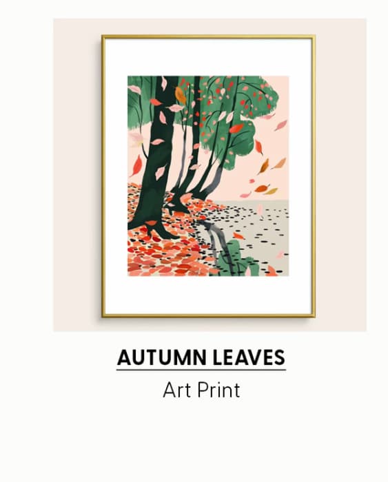 Autumn Leaves Art Print