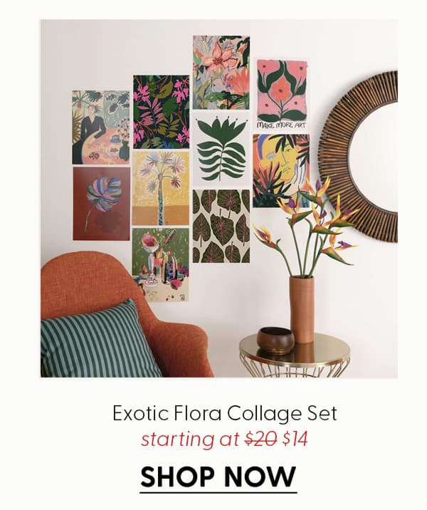 Exotic Flora - Limited Edition Collage Set