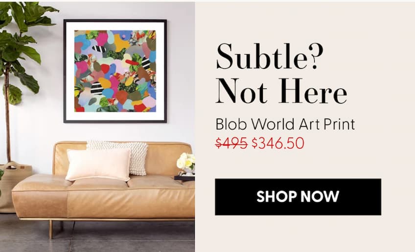 Blob World Art Print