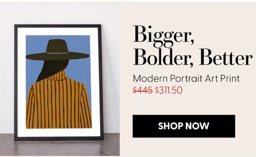 Modern Portrait Art Print