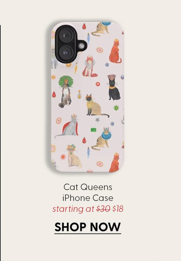 Cat Queens iPhone Case