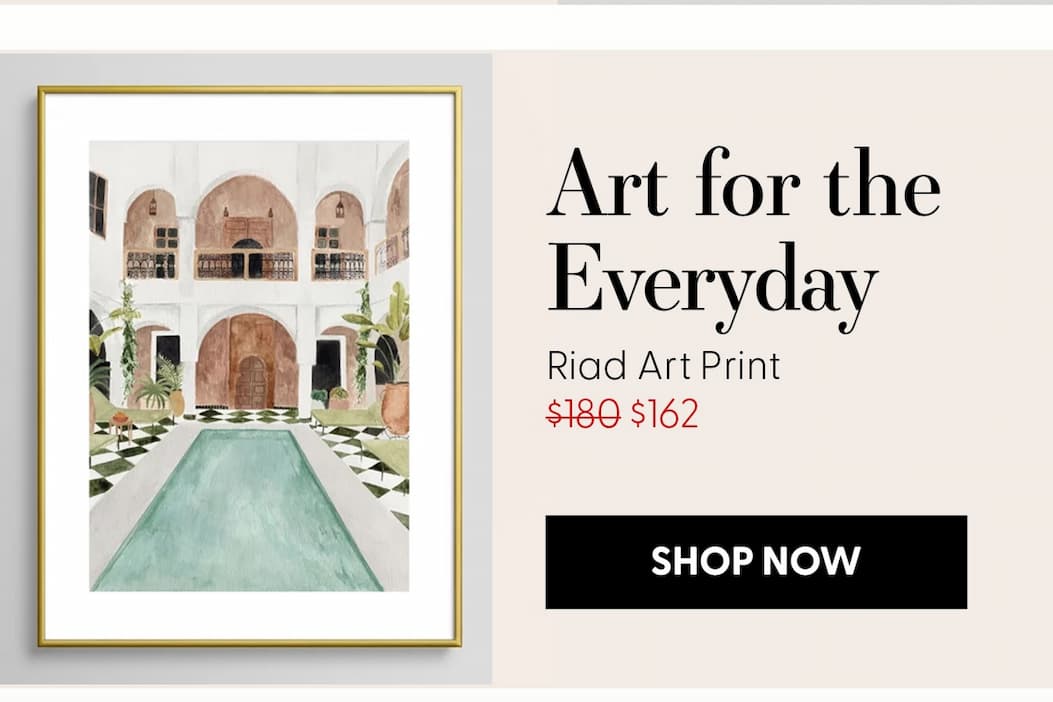 Riad Art Print