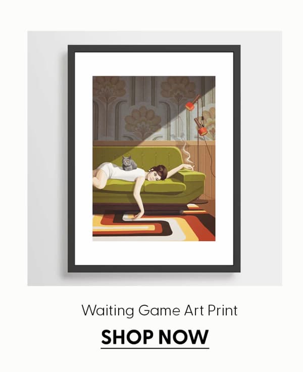 Waiting Game Art Print