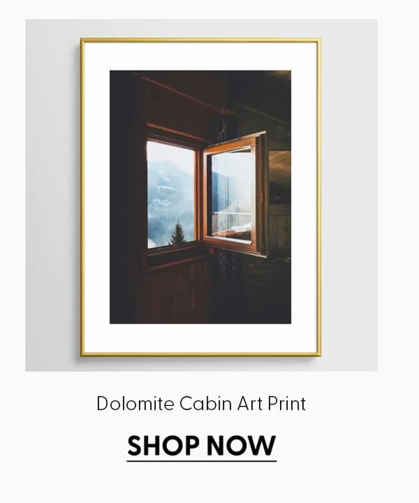 Dolomite Cabin Art Print