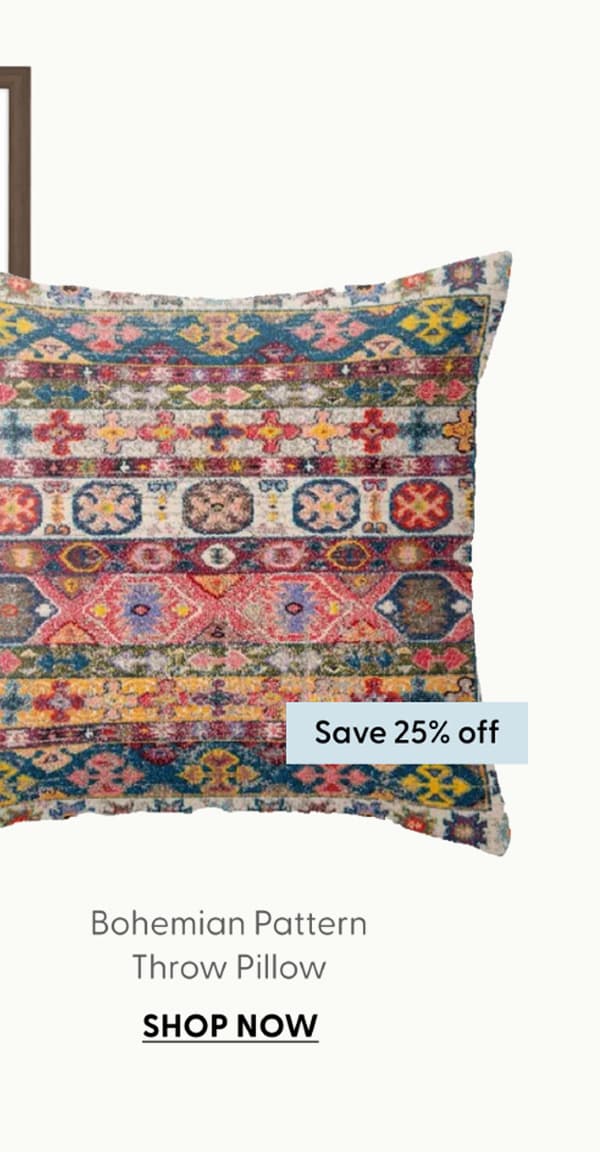 Bohemian Pattern Throw Pillow