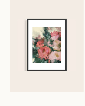 floral abstract 4 22 Art Print