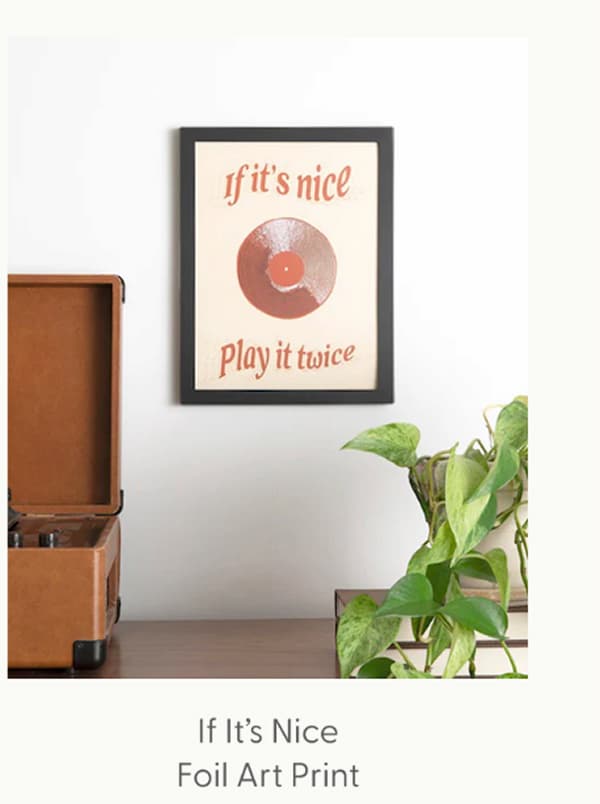 If Its Nice - Limited Edition Foil Art Print