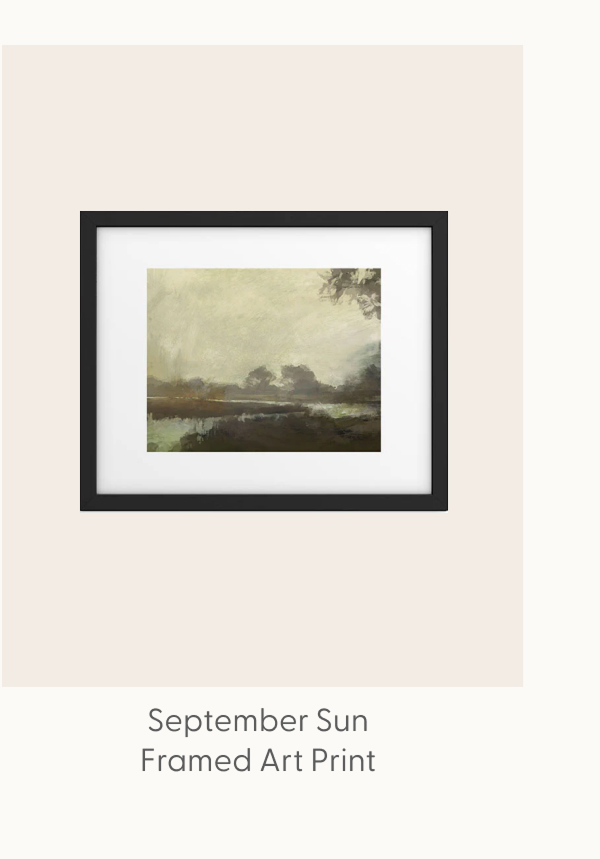 September Sun Framed Art Print
