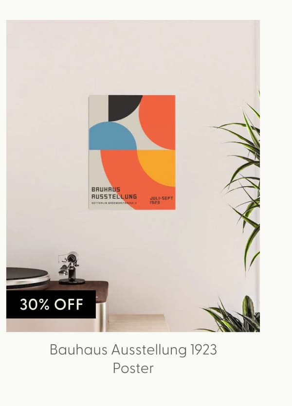 Vintage poster-Bauhaus Ausstellung 1923. Poster