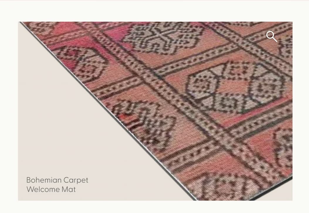 Bohemian Carpet Welcome Mat