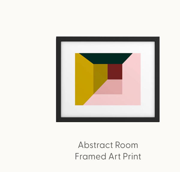 Abstract room Framed Art Print