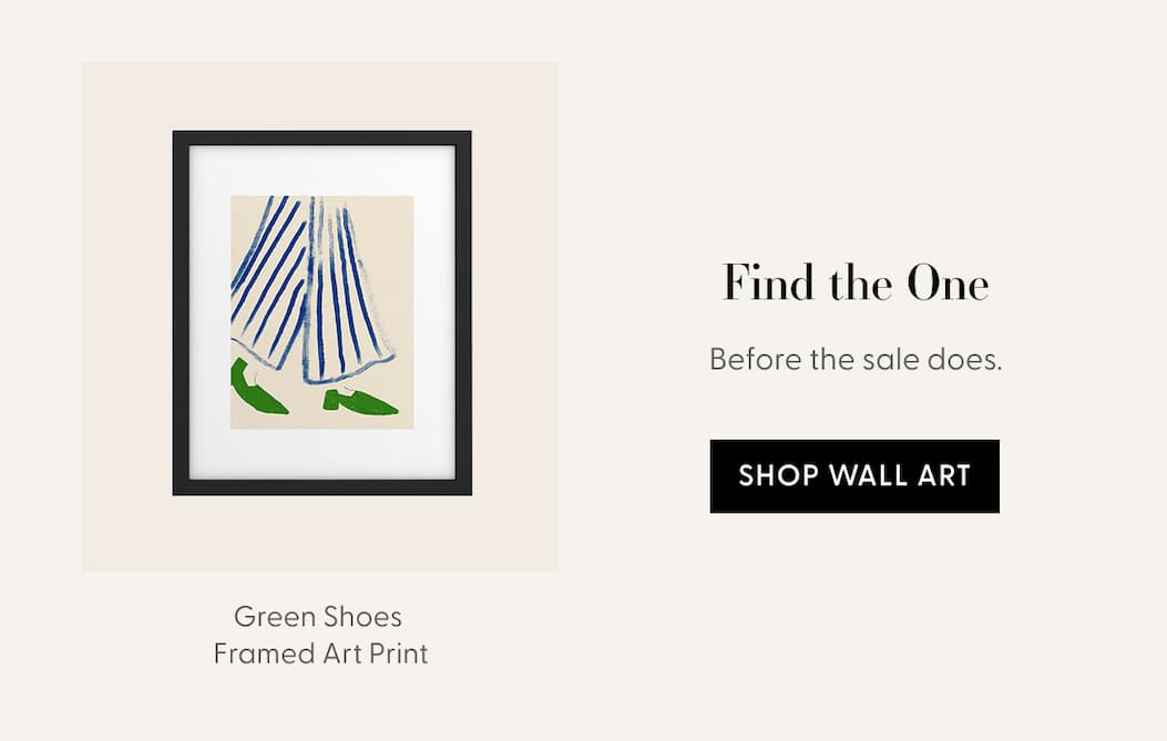 Green Shoes Framed Art Print