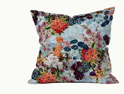 Society6 Summer Botanical Indoor Throw Pillow, 18x18 by Burcu Korkmazyurek