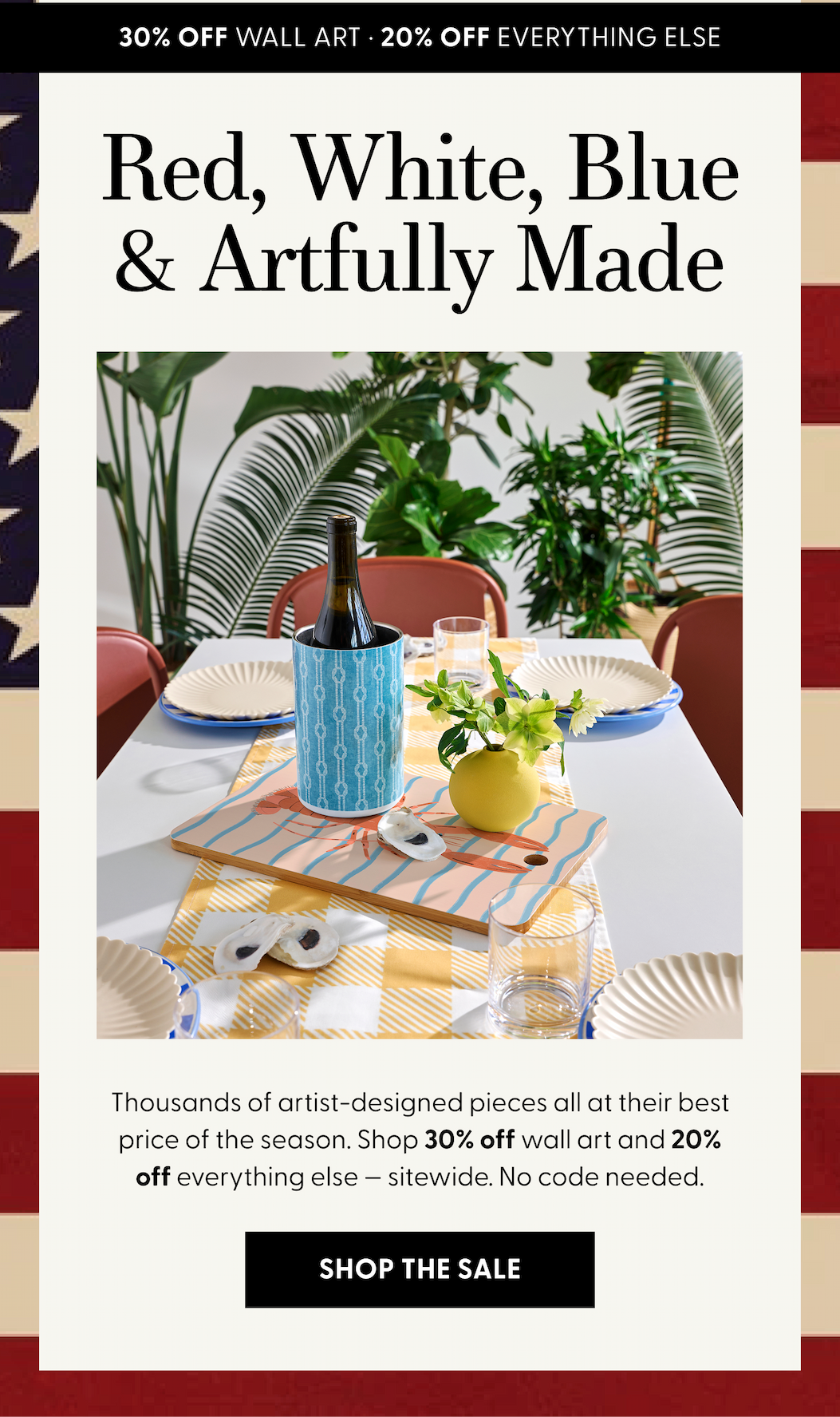 Red, White, Blue & Artfully Made