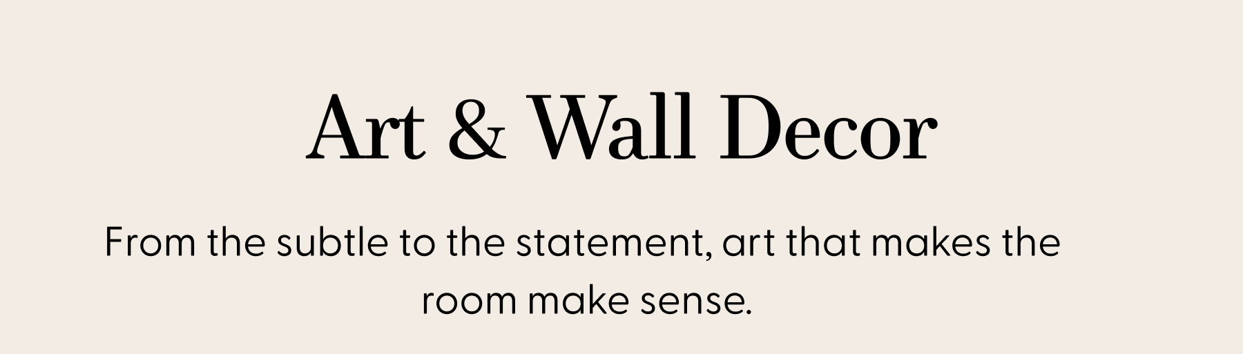 Art & Wall Decor