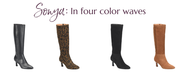 Sonya in four color waves