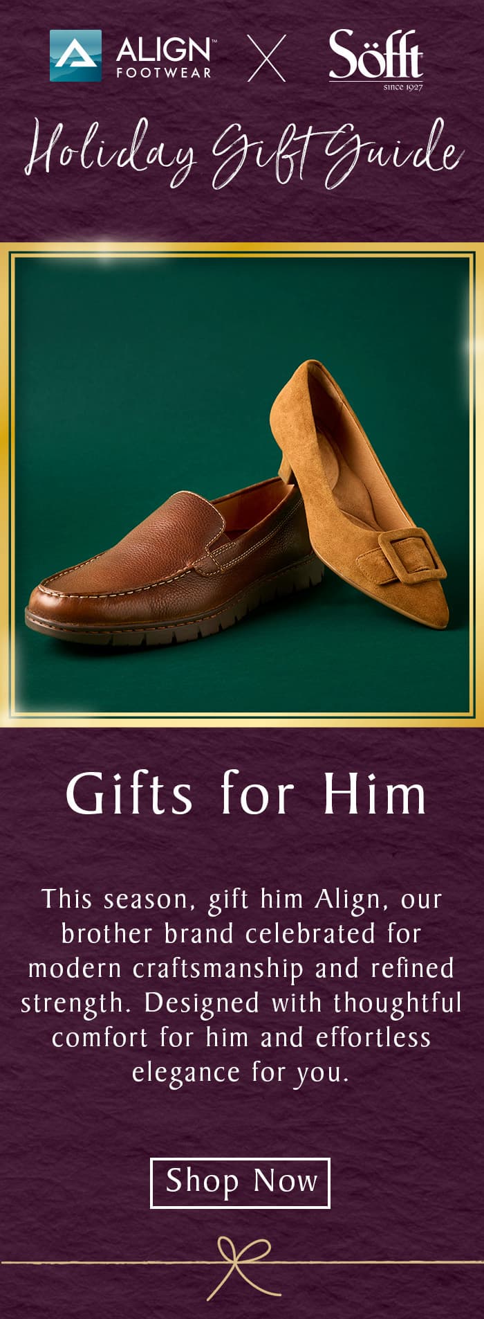 Holiday Gift Guide featuring Align and Sofft Styles