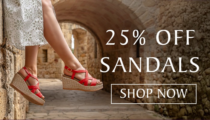 Black Friday Graphic 25% off Sandals  