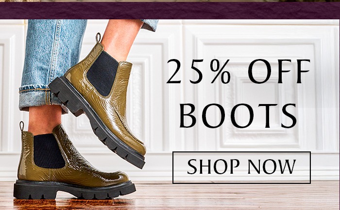 Black Friday Graphic 25% off Boots