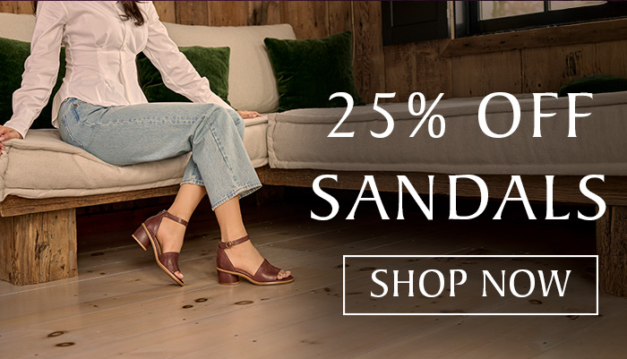 Black Friday Graphic 25% off Sandals  