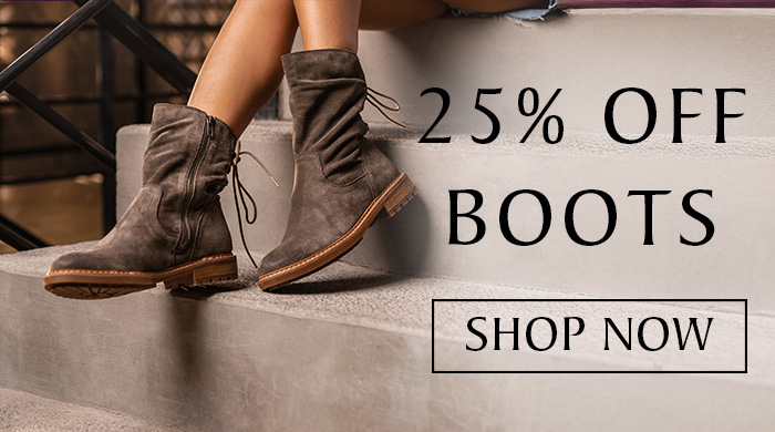 Black Friday Graphic 25% off Boots