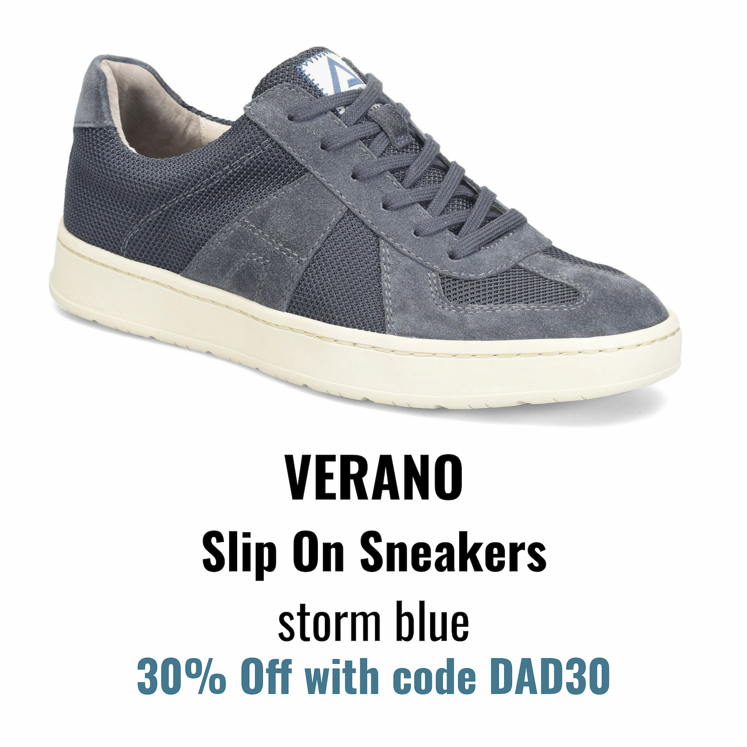 Verano Slip On Sneakers storm blue. 30% Off with code DAD30.