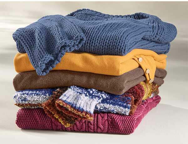 sweaters stack