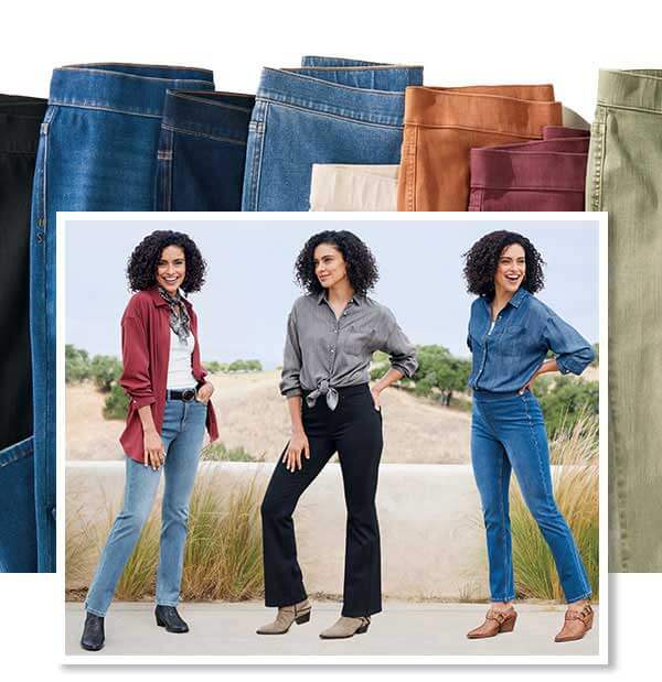 denim silhouettes