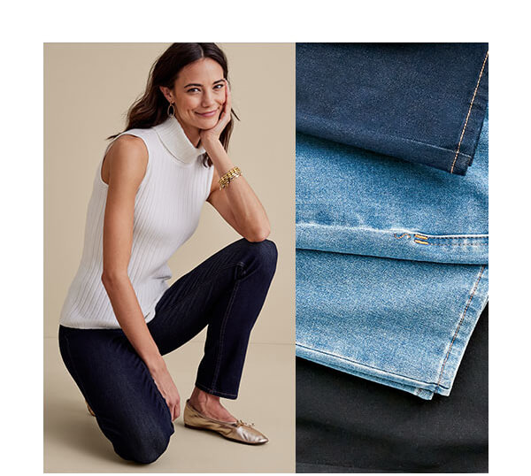 Ultimate Denim Pull-On Slim Leg Jeans
