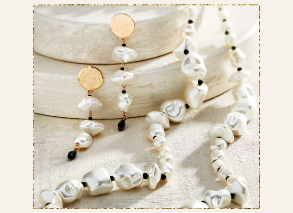 Blair Baroque Necklace and Earring