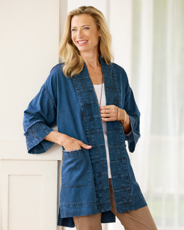 TENCEL™ Open Front Topper