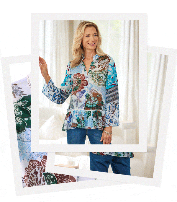 Lisette Printed Shirt GIF