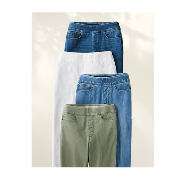 The Ultimate Denim Pull-On Crop