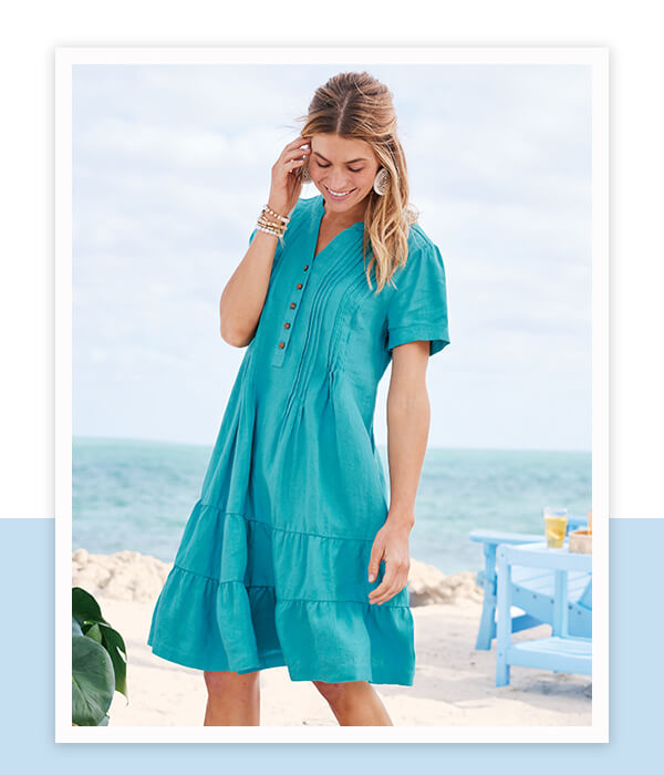 Daelia Linen Dress