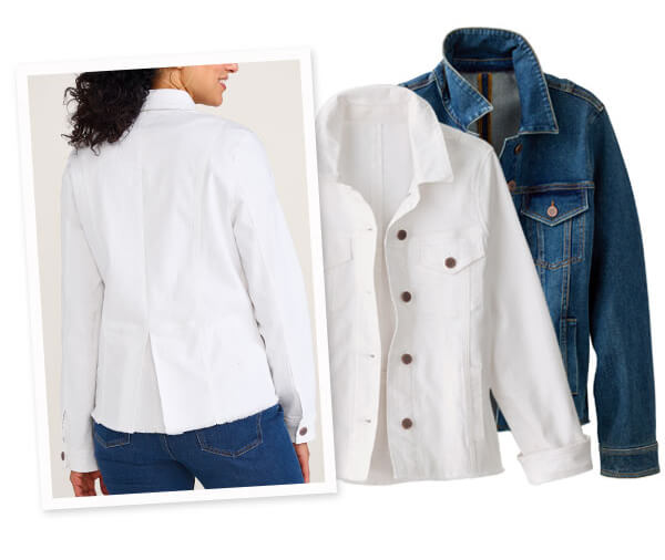 Ultimate Denim Pleated Back Jacket