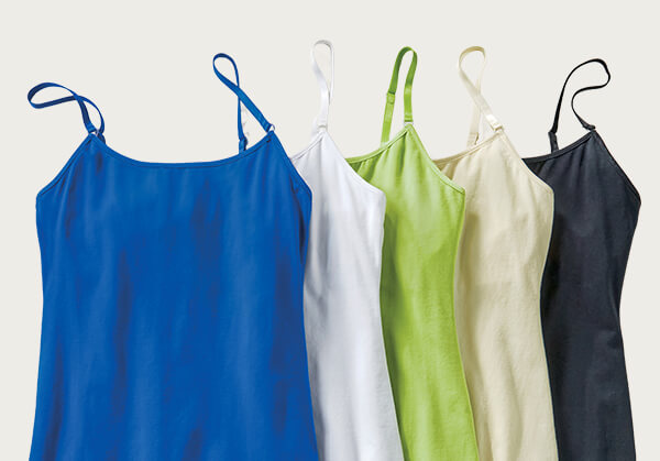 Shelf Bra Cami collage