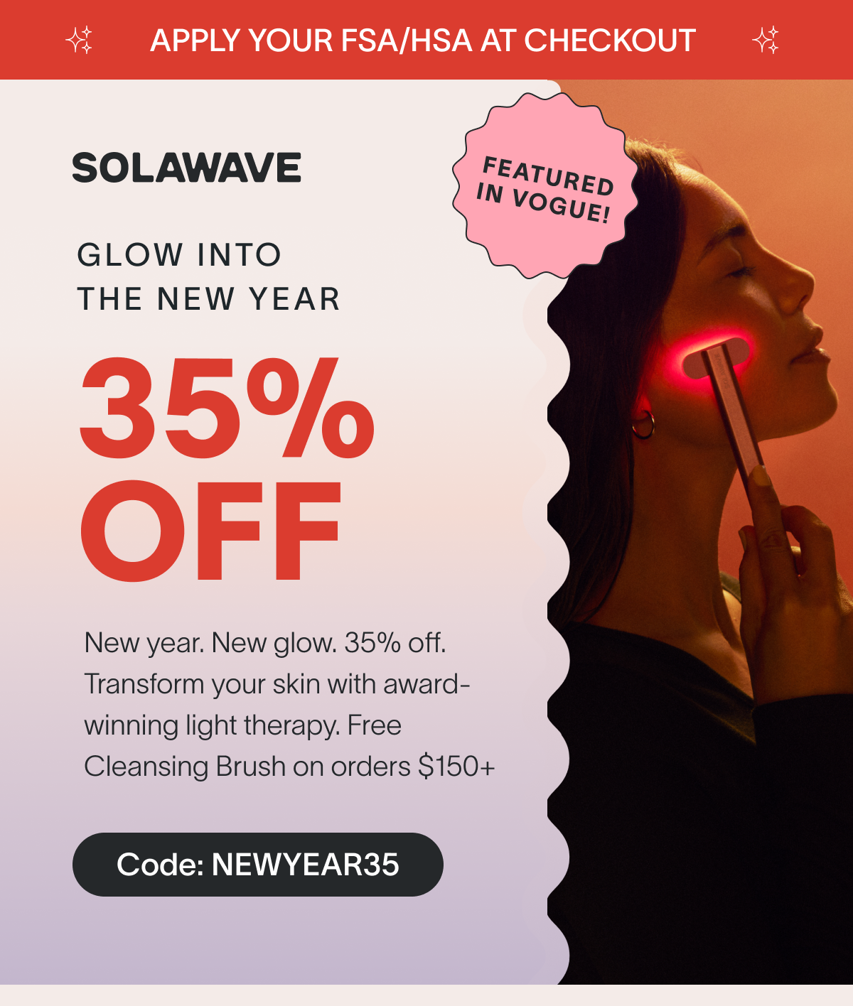 Glow Into The New Year - 35% Off Sitewide