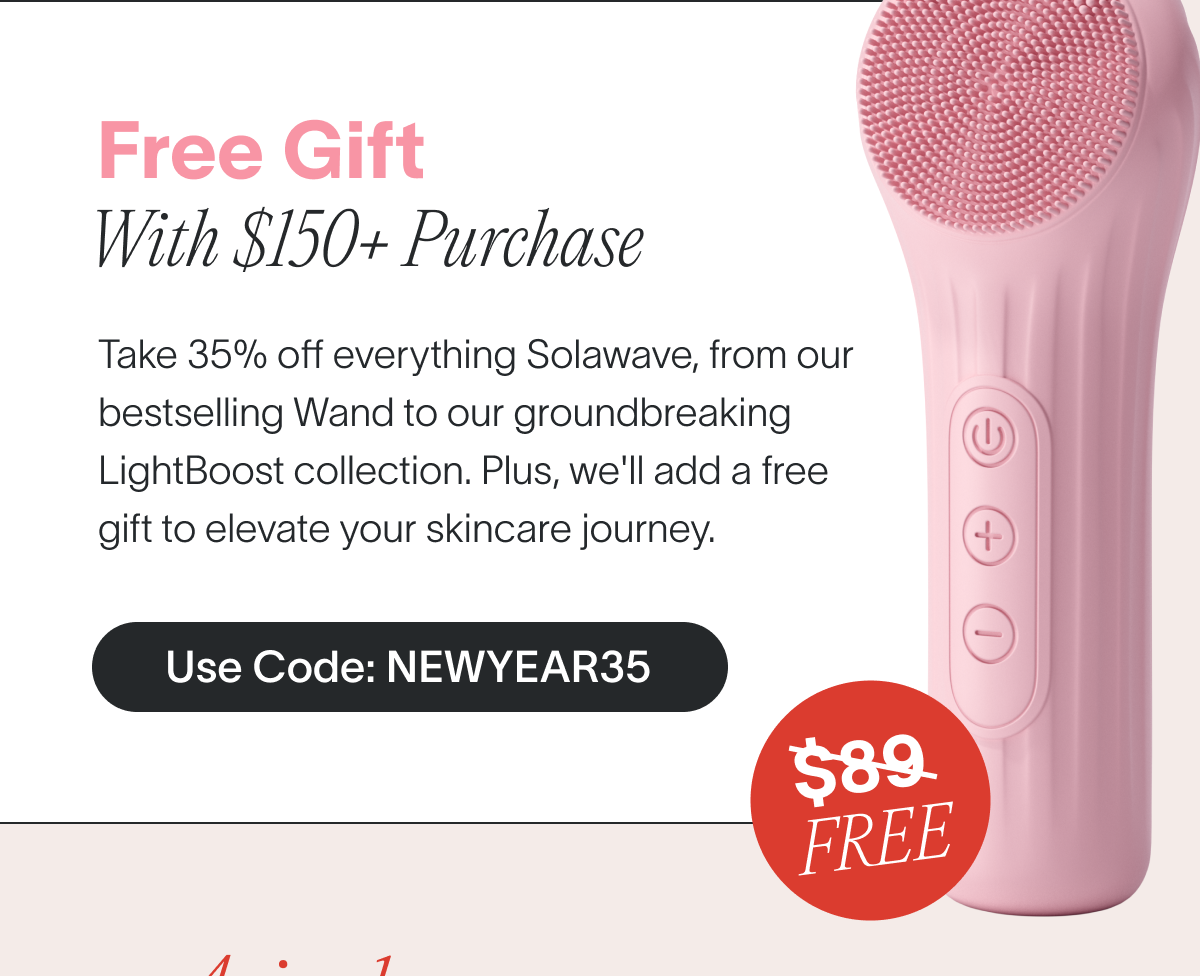 Free gift with $150+ purchase