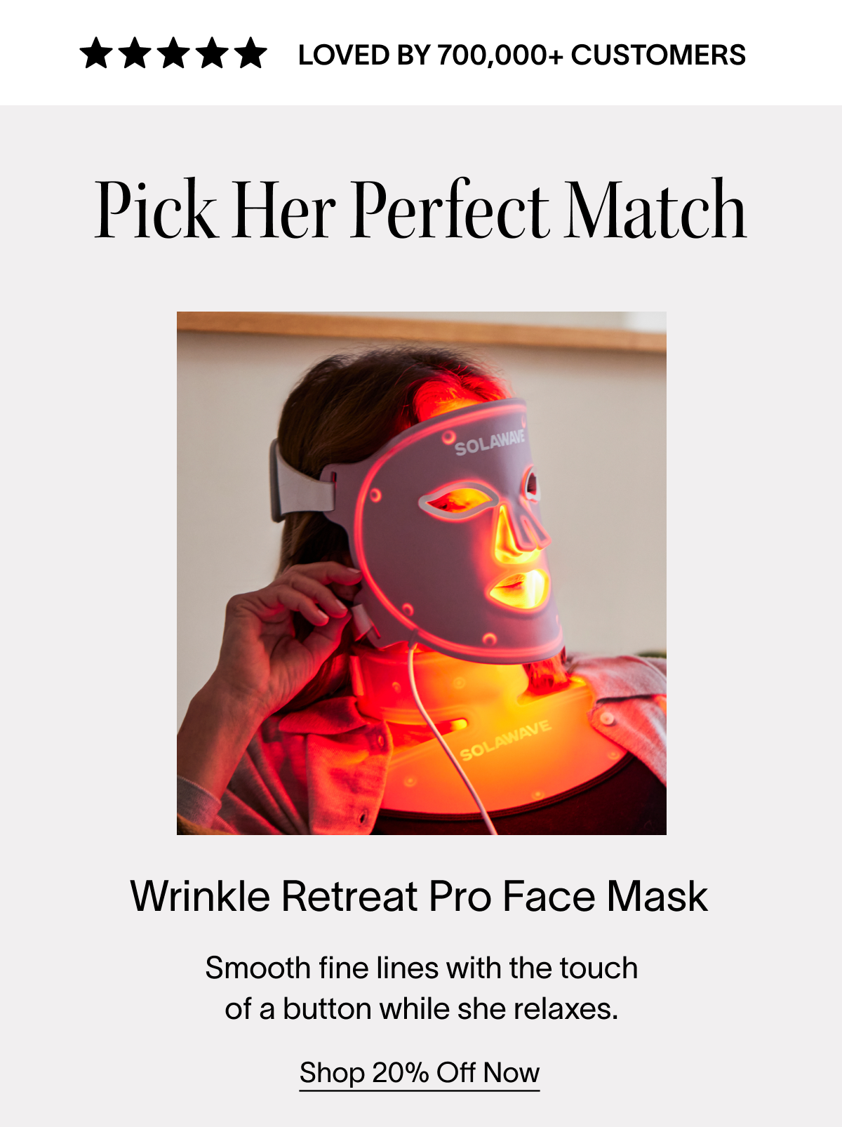 Wrinkle Retreat Pro Face Mask