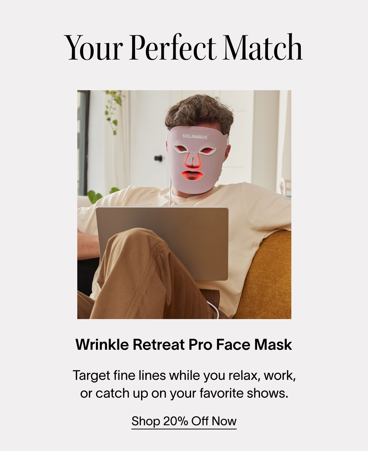 Wrinkle Retreat Pro Face Mask