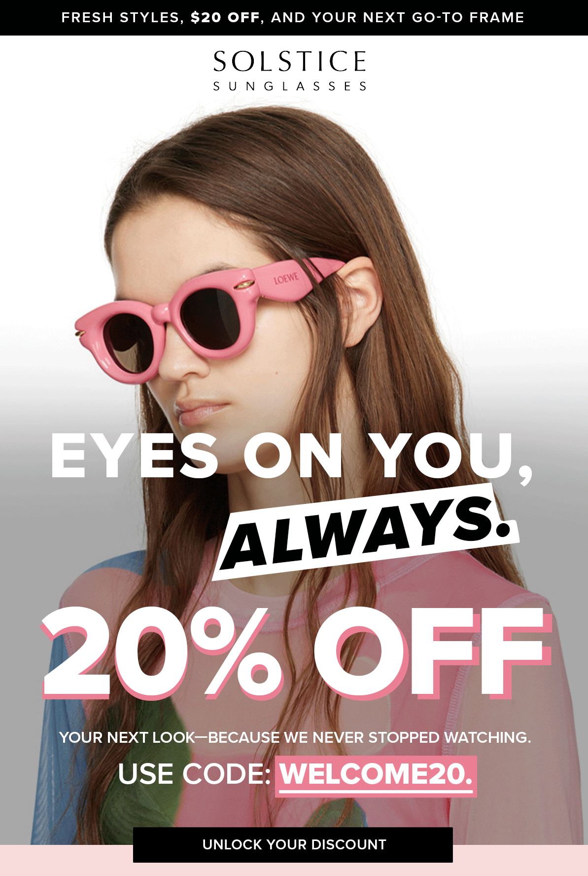 20% off with code WELCOME20