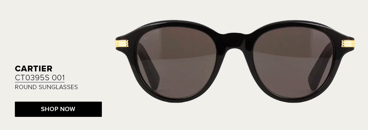 Cartier CT0395S 001 Round Sunglasses