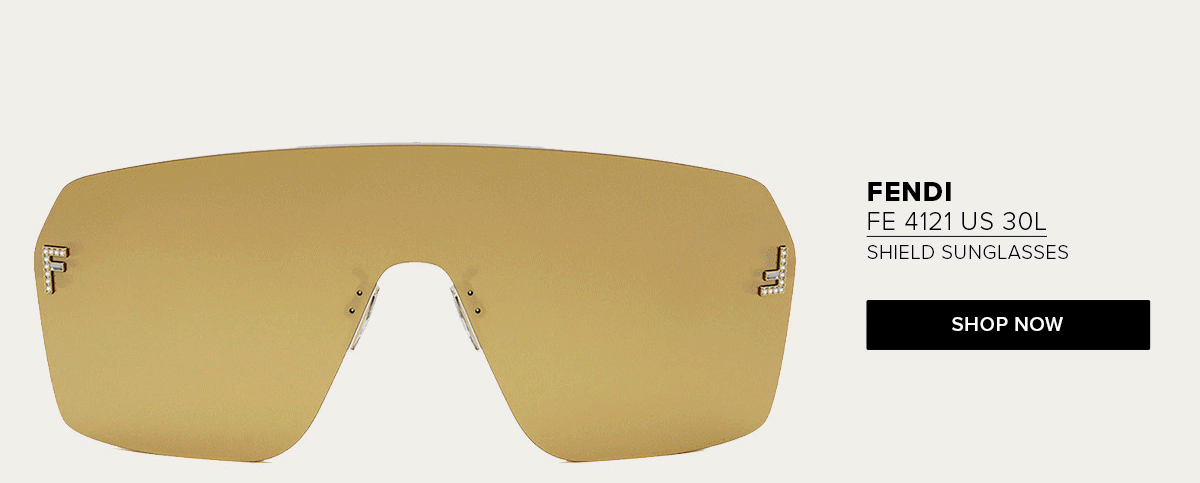 Fendi FE 4121 US 30L Shield Sunglasses