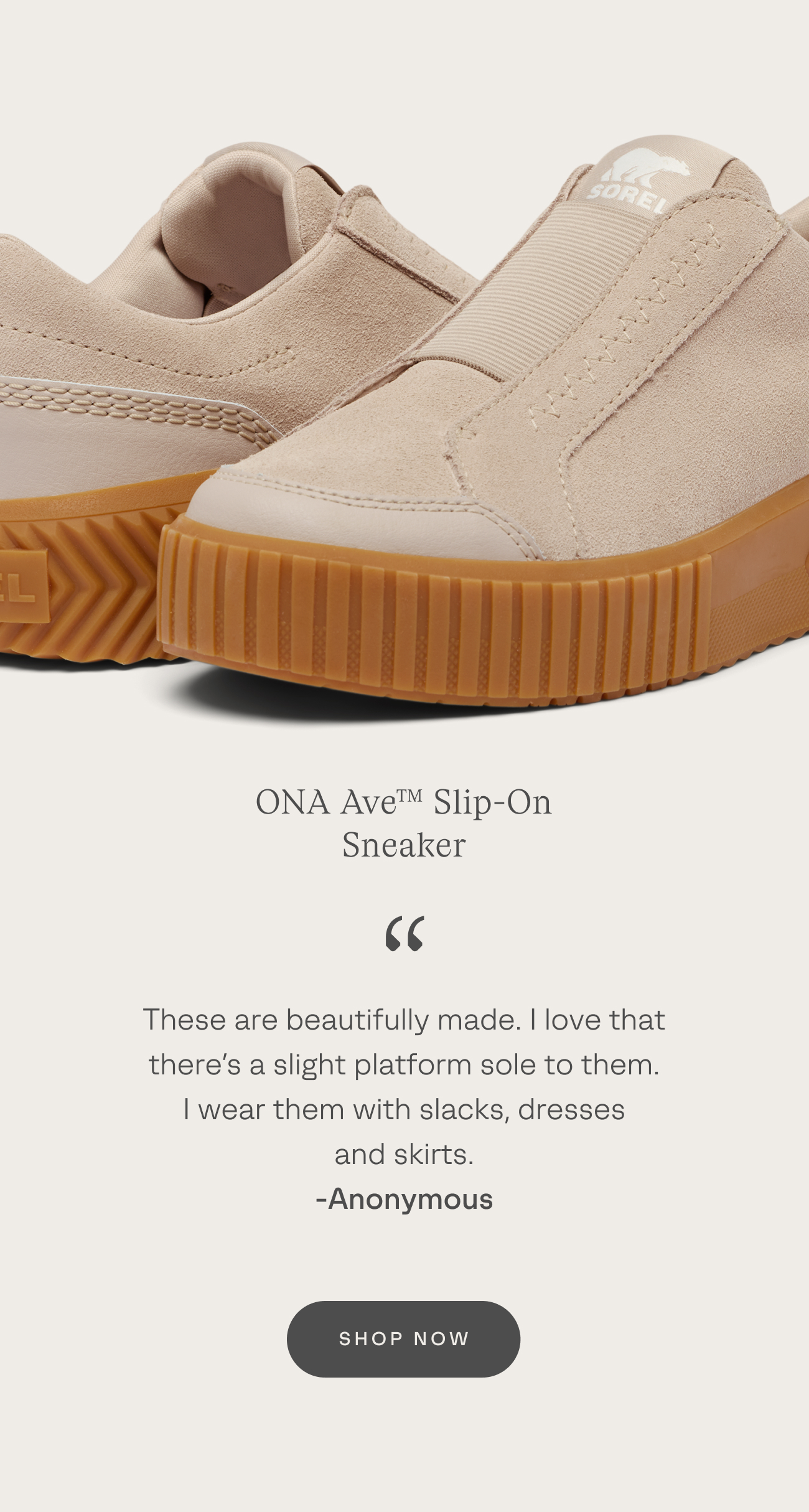 ONA AVE slip on
