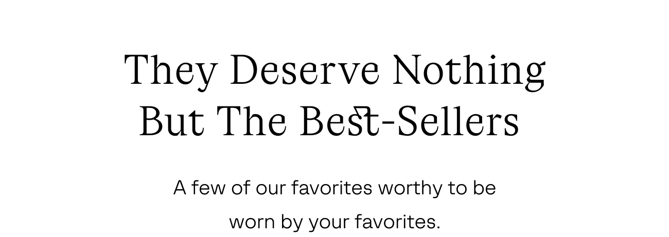 Best Sellers
