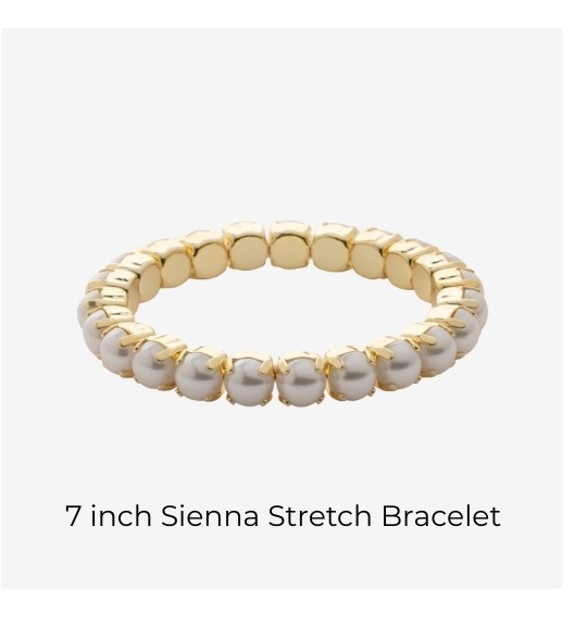 7 inch Sienna Stretch Bracelet