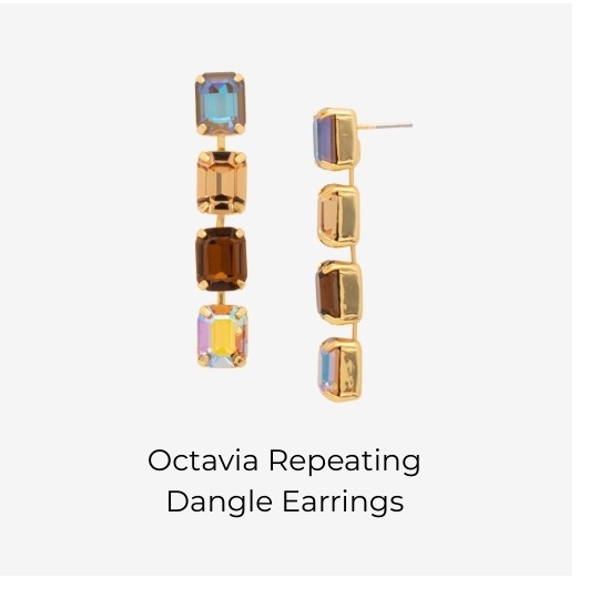 Octavia Repeating Dangle Earrings