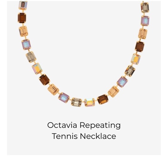 Octavia Repeating Tennis Necklace